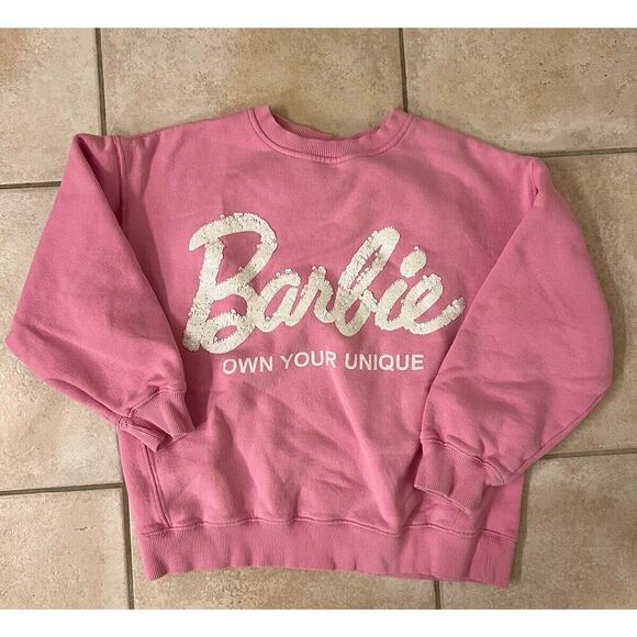 Zara Other - Zara Barbie Sweat Shirt Size 13-14
